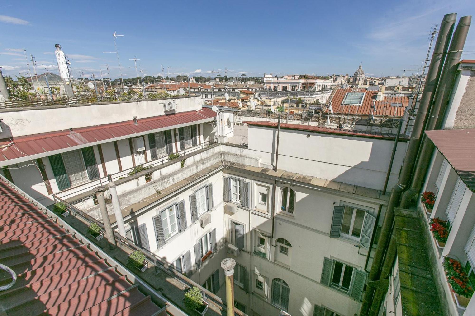 Attico Nel Cuore Di Roma Con Box Privato Per Auto Ngoại thất bức ảnh